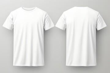 white blank basic shirt male