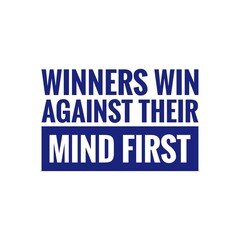 ''Winner Mindset'' Quote Illustration