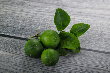 Fresh juicy ripe green lime
