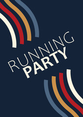 Affiche running party 2