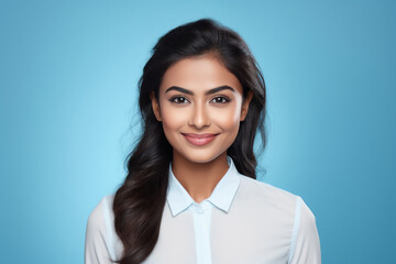 Young and successful indian businesswoman or corporate employee - obrazy, fototapety, plakaty