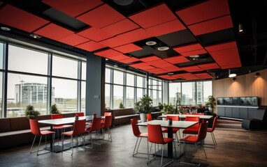 Enhancing Sound Quality with Acoustic Ceiling Tiles - obrazy, fototapety, plakaty