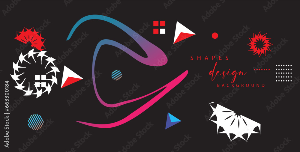 Fototapete abstract geometric background with triangles and space for text. vector illustration.