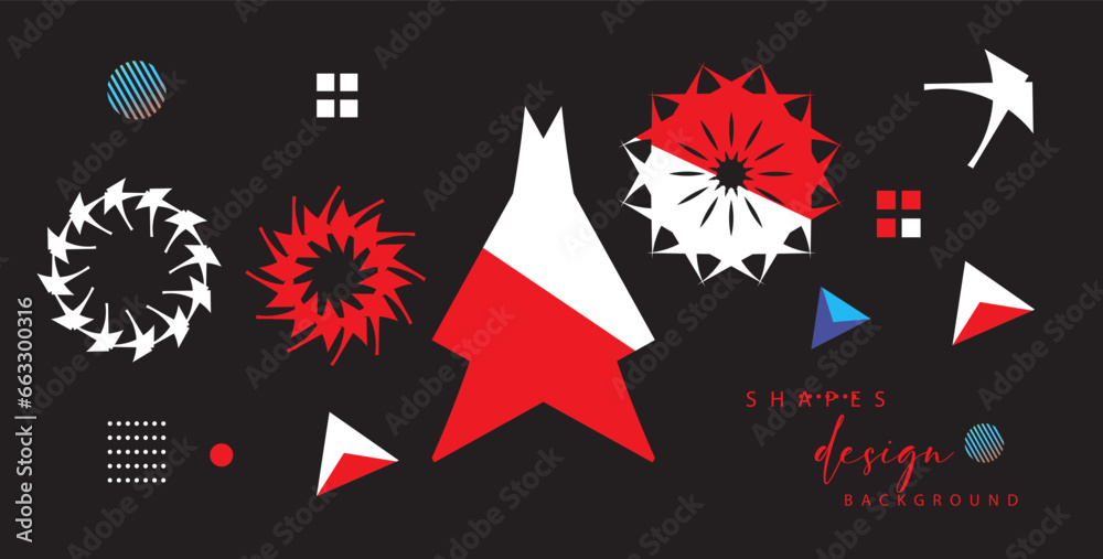 Fototapete abstract geometric background with triangles and space for text. vector illustration.