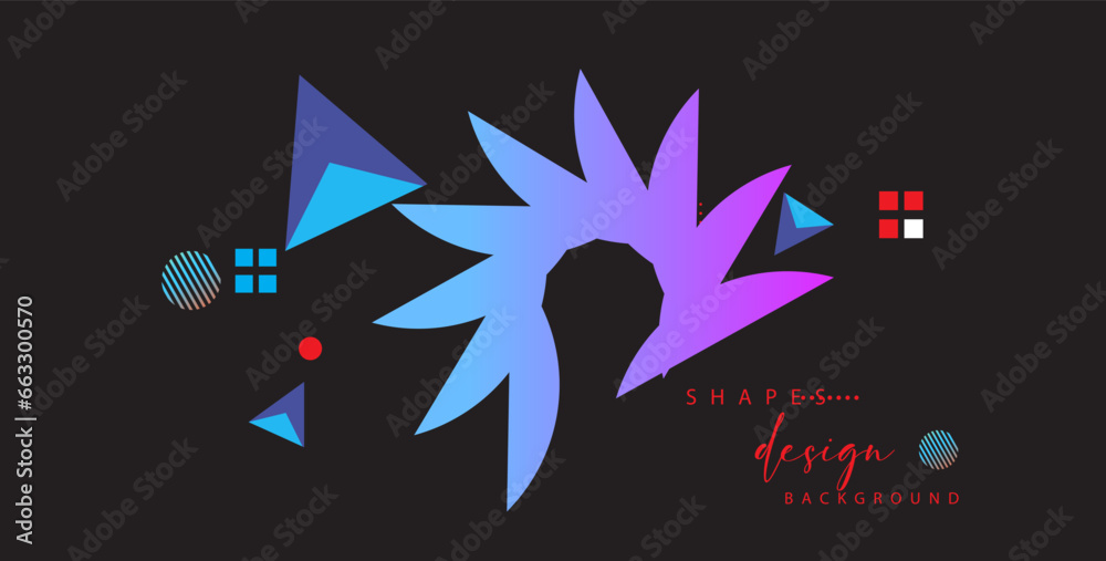 Fototapete abstract geometric background with triangles and space for text. vector illustration.