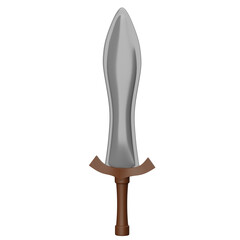 3D illustration of sword