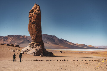 rock formations in the Atacama desert in chile