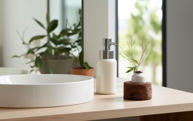 Bathroom Elegance Ceramic Soap Dispenser