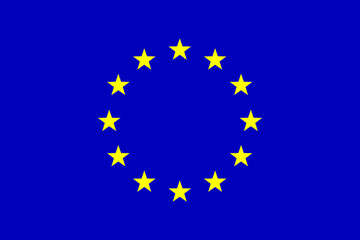 Illustration of european union flag