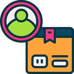 product management filled color icon. vector icon for your website, mobile, presentation, and logo design.