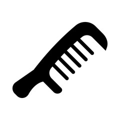 Fototapeta premium comb glyph icon illustration vector graphic. Simple element illustration vector graphic, suitable for app, websites, and presentations isolated on white background