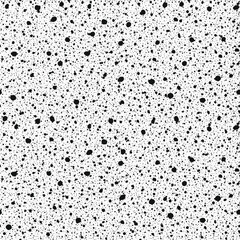 Seamless pattern. Shapeless circles and dots of different sizes.	