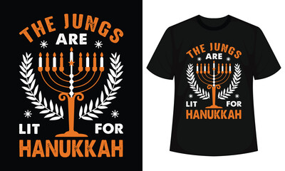 Hanukkah t-shirt Svg Design, Happy Hanukkah t-shirt, Trendy Hanukkah t-shirt