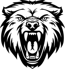 Fototapeta premium Bear - High Quality Vector Logo - Vector illustration ideal for T-shirt graphic