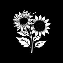 Fototapeta premium Flowers - Minimalist and Flat Logo - Vector illustration