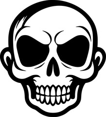 Halloween | Black and White Vector illustration