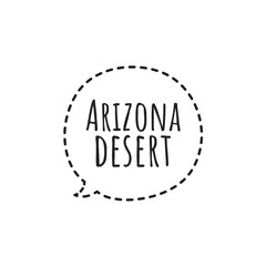 ''Arizona desert'' Quote Illustration