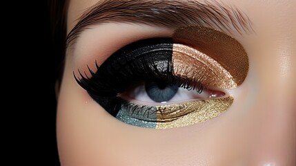 Earthy shades, specially selected for crafting a naturally radiant makeup look. Organic beauty, expert color blending, enduring chic, makeup artistry. Crafted with care. Generated by AI