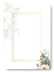 White cosmos floral decoration flyers postcards vintage style vector illustration design
