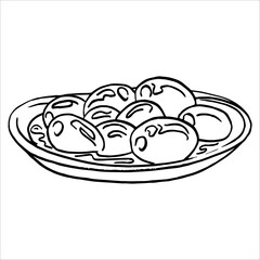 Vegetable oil, olive, sunflower, whey. Vector, graphics. Food and cuisine, natural cosmetics. Cooking food or natural cosmetics. Design for product packaging, menu.