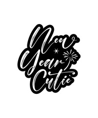 Happy New Year 2024 SVG Digital Stickers Bundle for small business, Happy new year SVG Bundle, New year 2024 PNG Pack for shirts & Mugs, Little Mister 2024 Happy New Year Svg Design Happy New Year 202