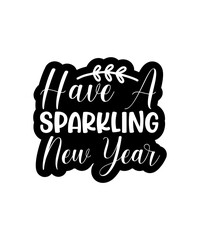 Happy New Year 2024 SVG Digital Stickers Bundle for small business, Happy new year SVG Bundle, New year 2024 PNG Pack for shirts & Mugs, Little Mister 2024 Happy New Year Svg Design Happy New Year 202