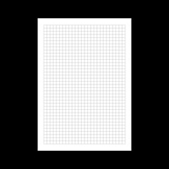 a4 paper checkered notebook template