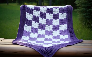 Love Infused Handmade Crocheted Baby Blanket