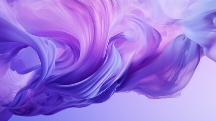 Fototapeta na wymiar an abstract painting of purple and blue colors on a white background. generative ai