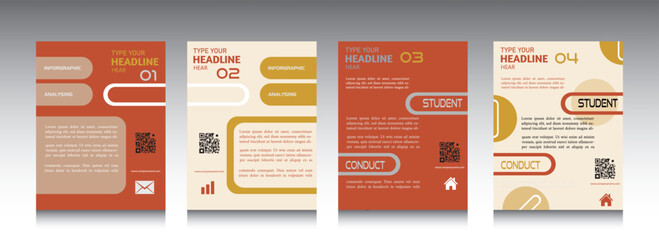 Staff equipment template of flyer, magazine, poster, book cover, booklet, and banners. no People character, brochure, numbers