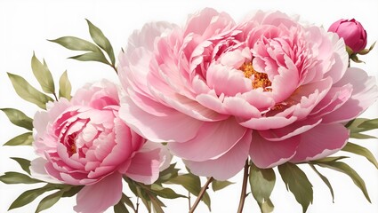 Pink peony - The beauty of purity and nobility