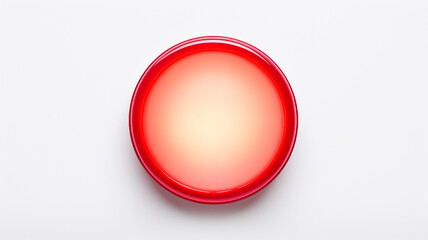 red light fluorescent button isolated on the background of computer graphics website design