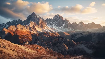 Fototapeten 壮大な自然　山脈 © Albert
