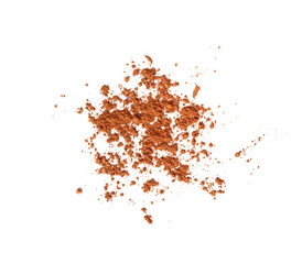 Cocoa Powder Isolated, Cacao Dust Pile, Dry Ground Cocoa Beans, Cocao Powder Pile for Chocolate