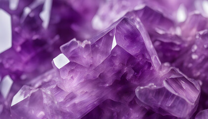  beautiful abstract lilac Macro background. Natural purple crystal, close-up.
