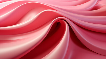 Obraz premium abstract pink perspective with fractals, waves and curves background 16:9 widescreen wallpapers