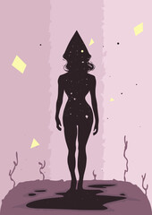 Set Of Surreal Arts. Beautiful Posters Collection.