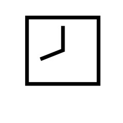 Clock icon for web or app development UI UX icon
