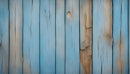 Old Cracked blue painted wooden board texture