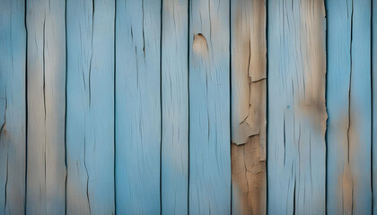 Obraz premium Old Cracked blue painted wooden board texture