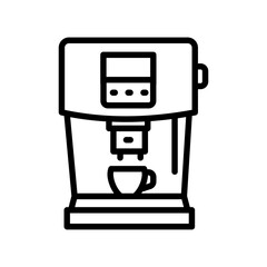 Coffee Maker icon in vector. Illustration