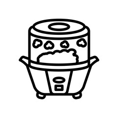 Popcorn Machine icon in vector. Illustration