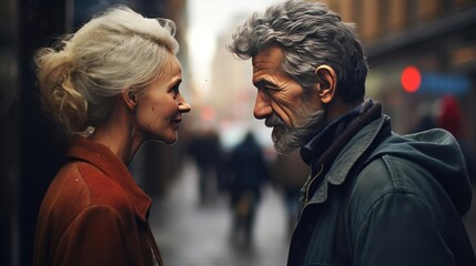 Relationship in an elderly couple