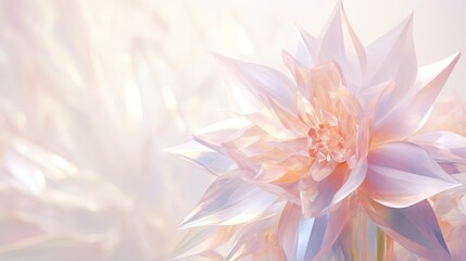  a pink flower with a blurry background in the background.  generative ai