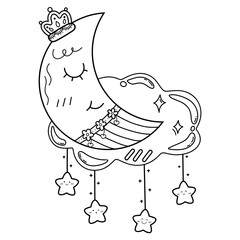 Moon with cloud in sky 