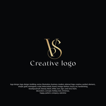 Initial LV Letter Logo Design Vector Template. Abstract Black