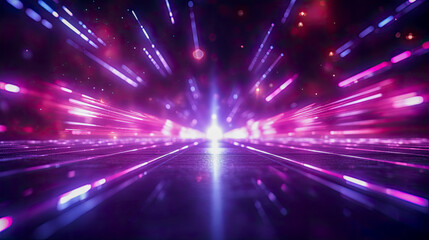 Naklejka premium Abstract Backdrop, Wallpaper, Vibrant Light Streaks in Motion