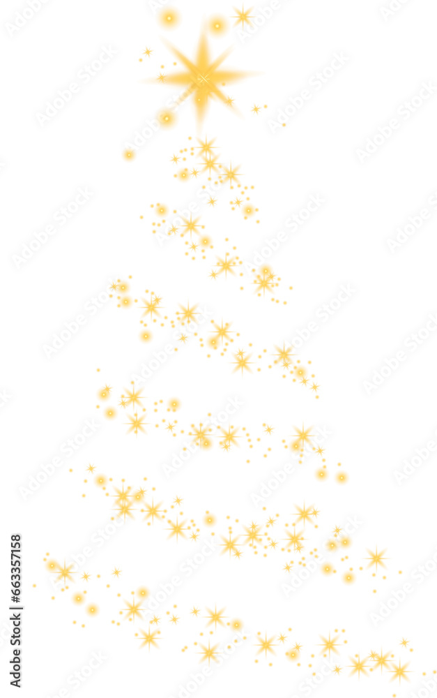 Poster shiny christmas tree. glittering lights in the form of a christmas tree with bright shining. christm