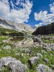 Skrcko Glacial Mountain Lake in Durmitor Montenegro