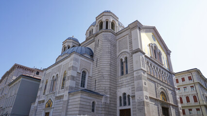 Fototapeta premium Saint Spyridon Church is a Serbian Orthodox community in Trieste was established in 1748 when Empress Maria Theresa allowed free practice of religion